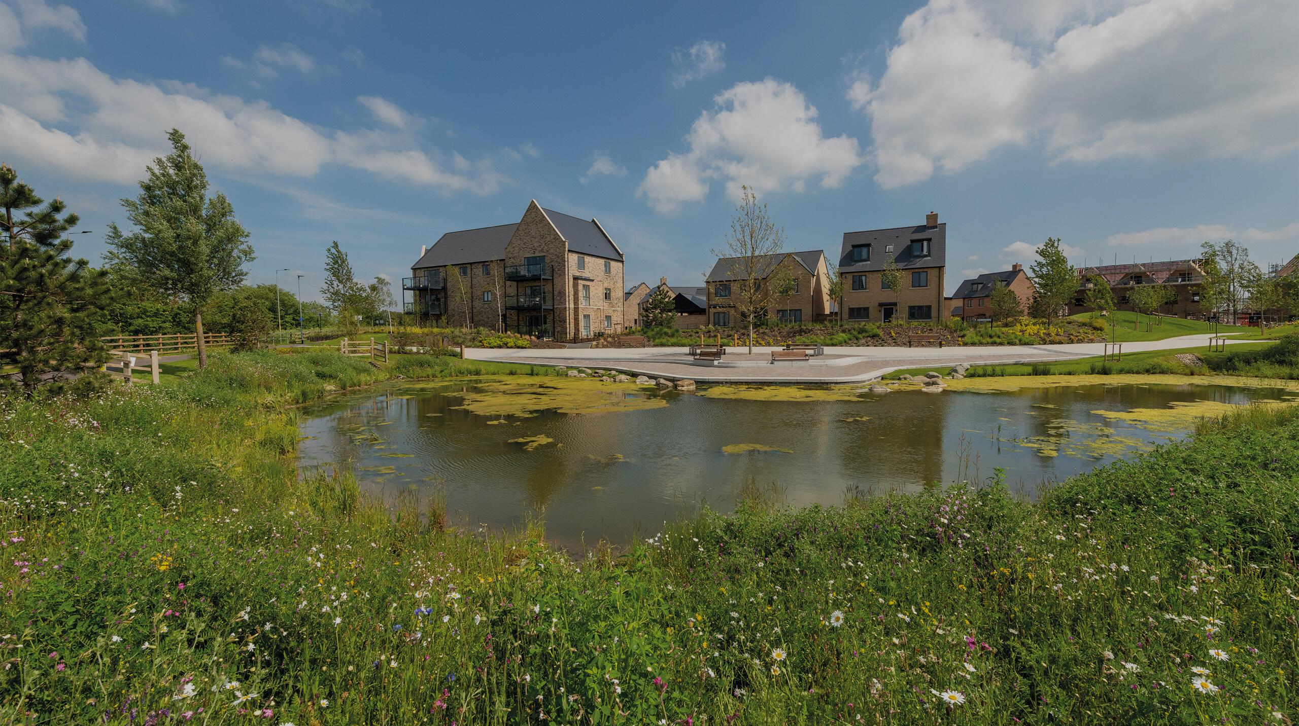 A photograph of Bret Pond at Wintringham Key Phase 1