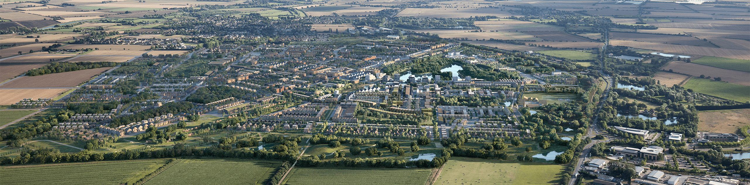 A CGI visual of the proposed Waterbeach development from above. © Assembly CGI A CGI visual of the proposed Waterbeach development from above. © Assembly CGI