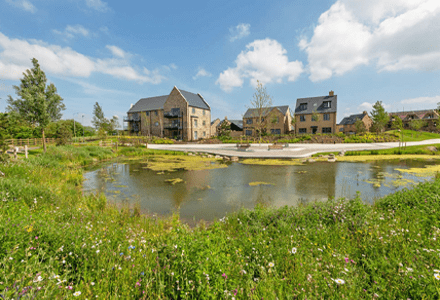 A photograph of Bret Pond at Wintringham Key Phase 1